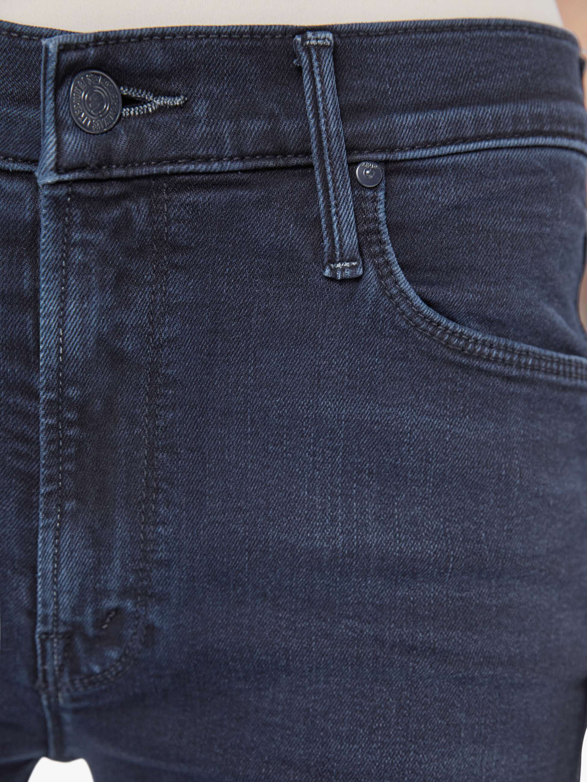 Mother Denim The Mid Rise Dazzler Ankle Blue (Medium)