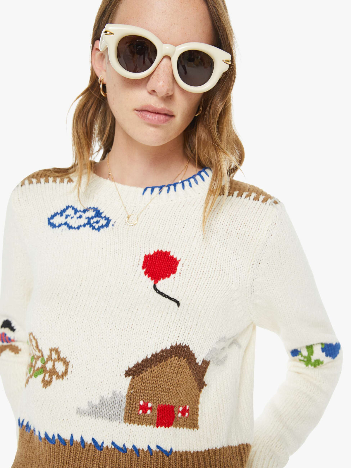 Mother Denim The Shrunken Pullover Little House On The Prairie