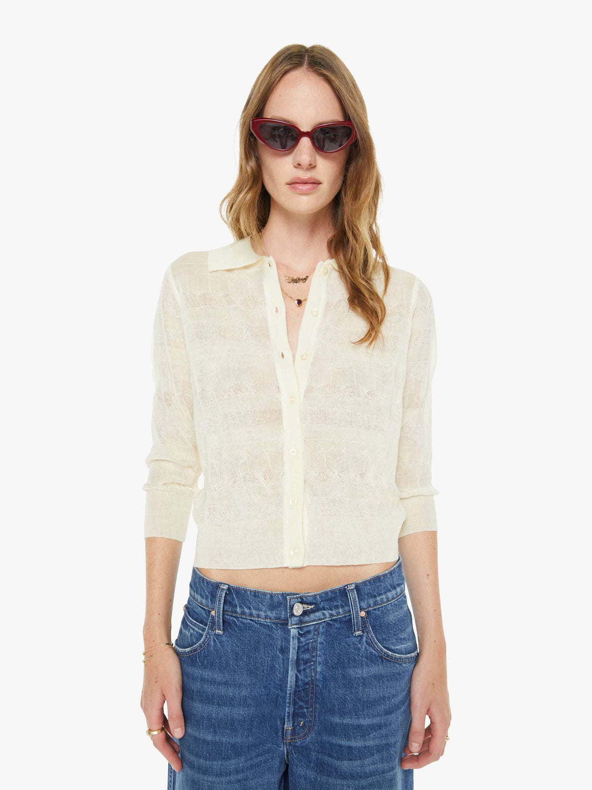 Mother Denim The Ditcher Mini Fray Heads Or Tails