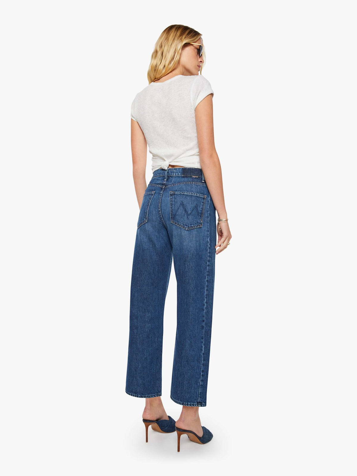 Mother Denim Maria Cher Aiden Shirt WILD PINK