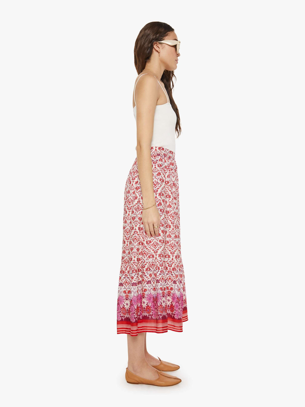 Mother Denim XiRENA Taryn Skirt CRUSHBERRY