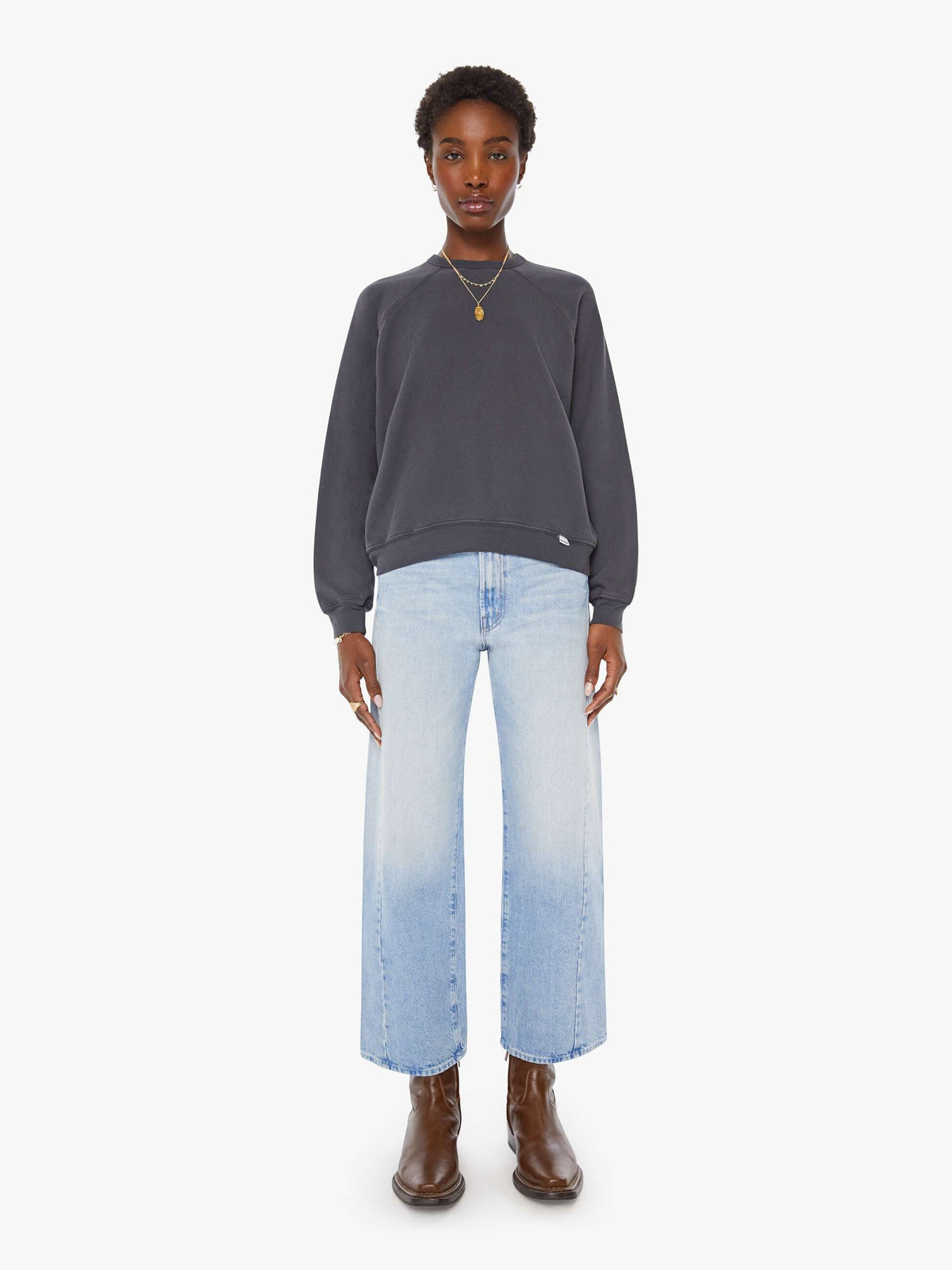 Mother Denim The Biggie Concert Black