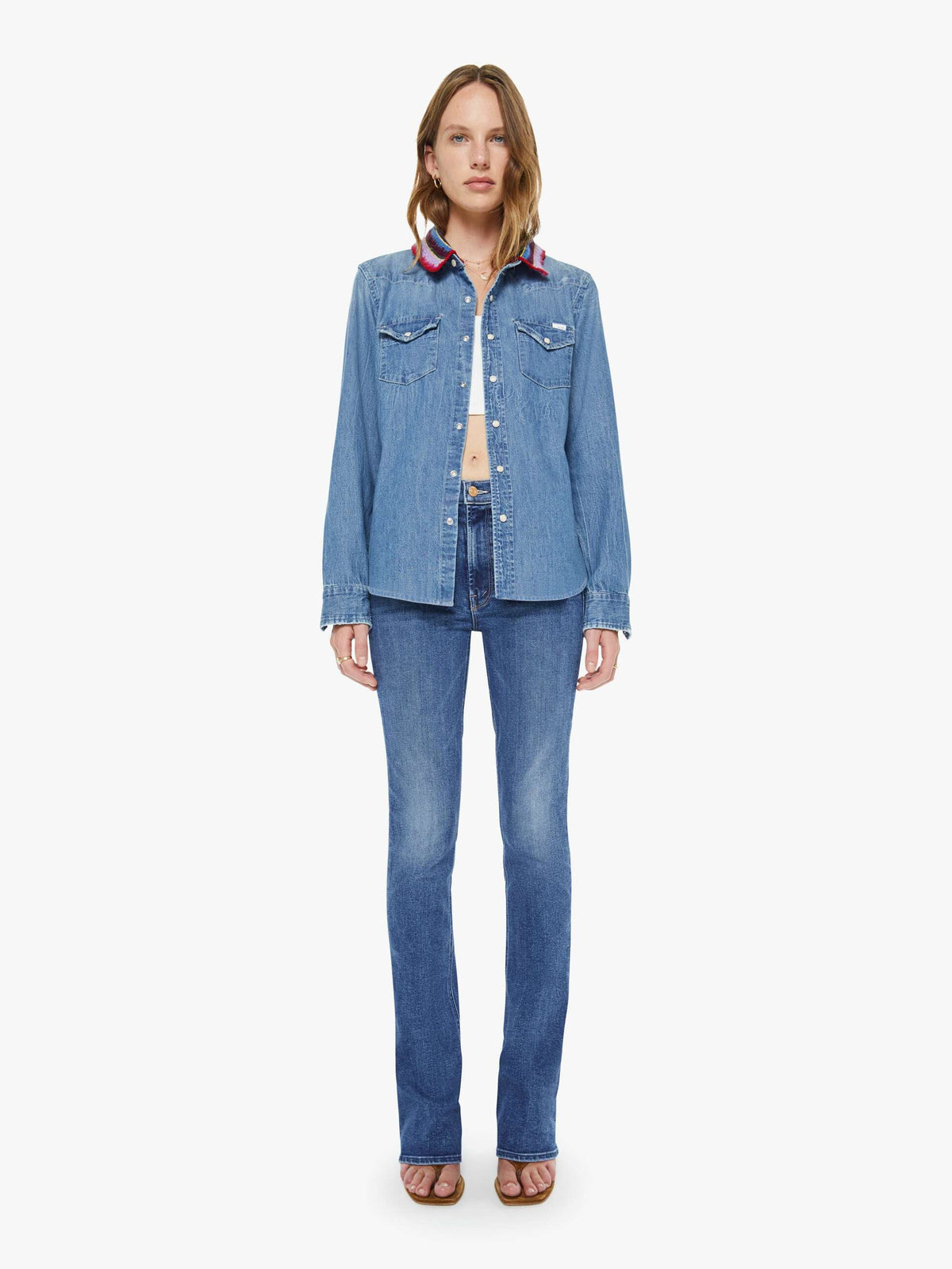 Mother Denim PETITES The Lil Runaway Prized Possession