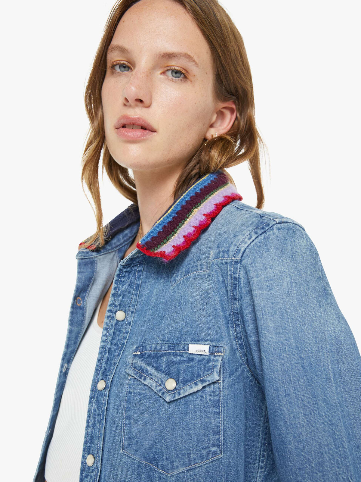 Mother Denim PETITES The Lil Runaway Prized Possession