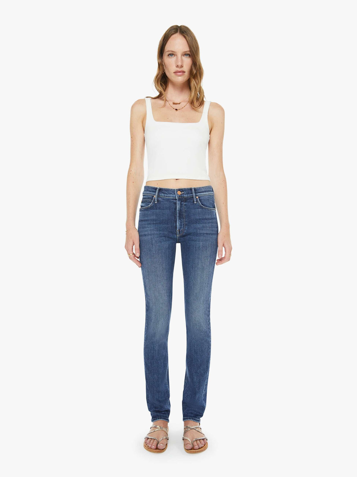 Mother Denim The Mid Rise Dazzler Skimp One Last Shot