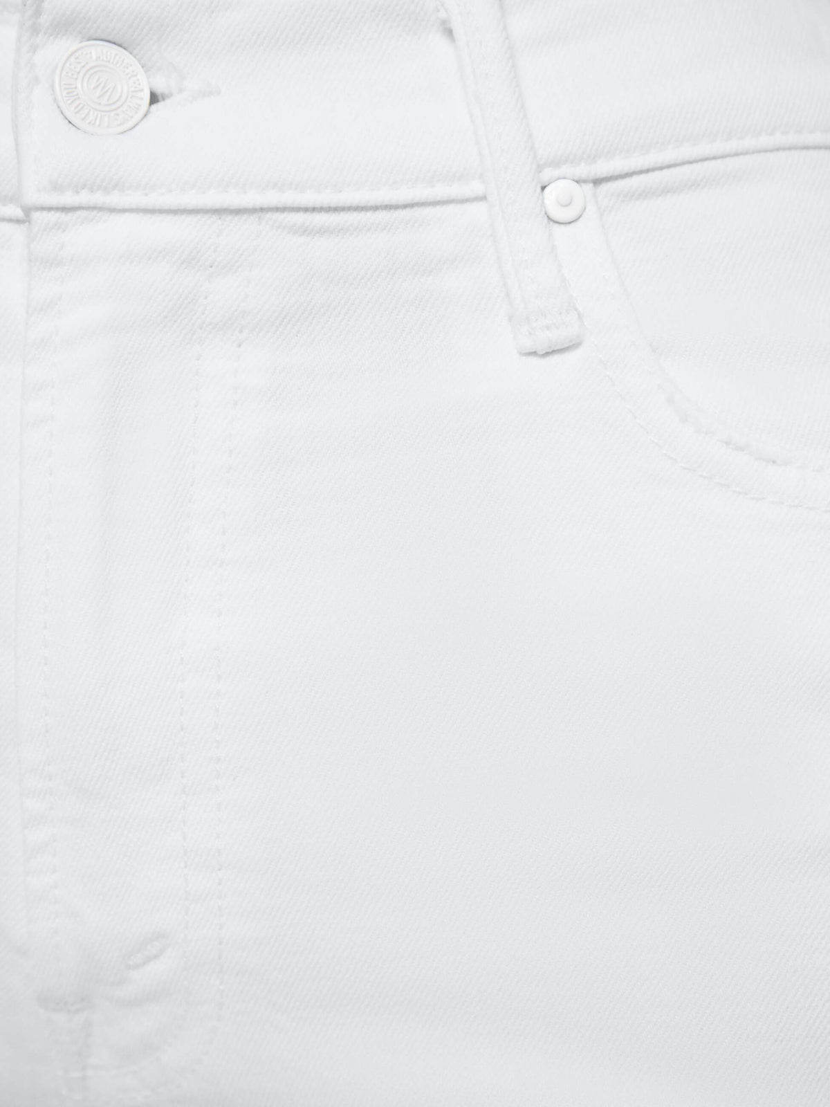 Mother Denim The Kick It White