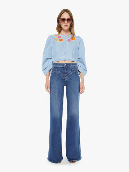 Mother Denim The Newbie Ankle Fray Prized Possession