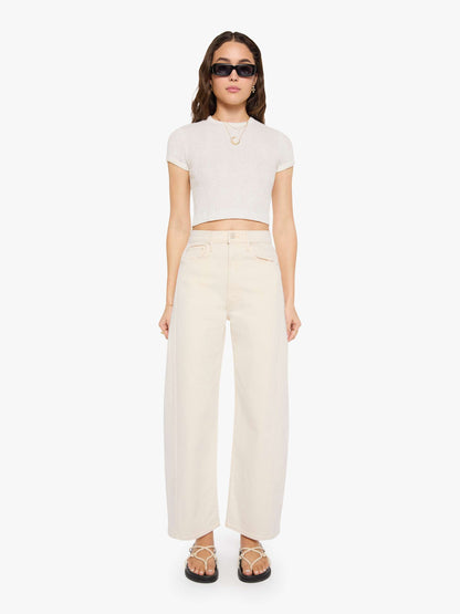 Mother Denim The Half-Pipe White (Natural)