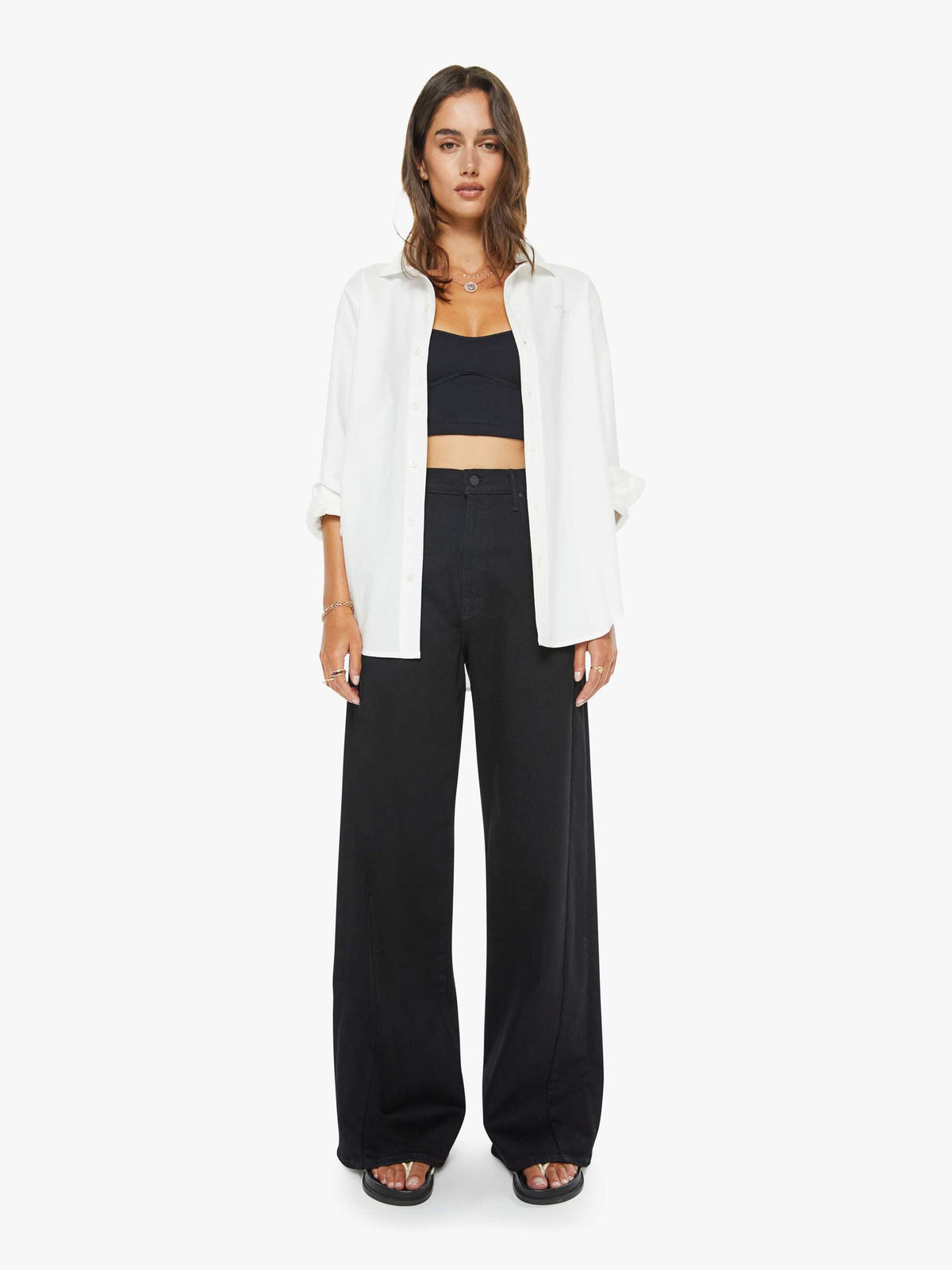 Mother Denim The Pipe-Dream Zip Sneak Nighty Night