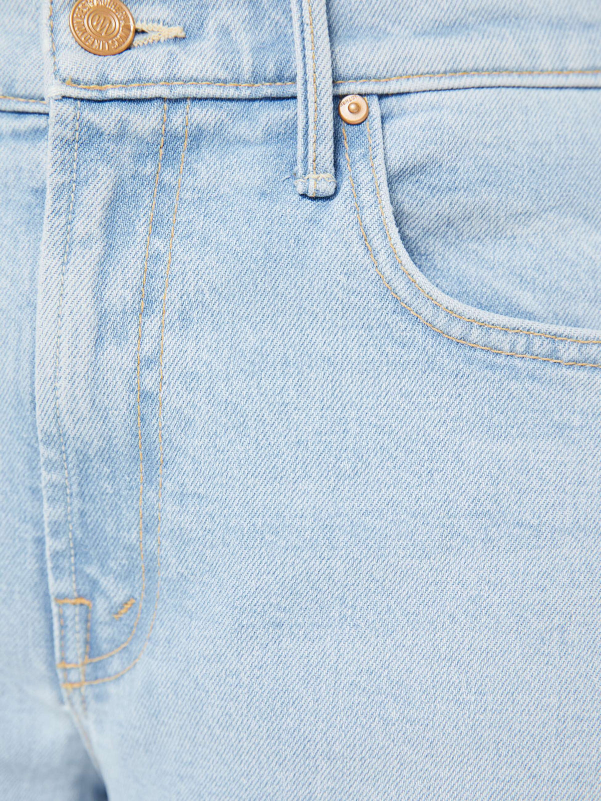 Mother Denim The Mid Rise Half-Pipe Hover Instant Replay