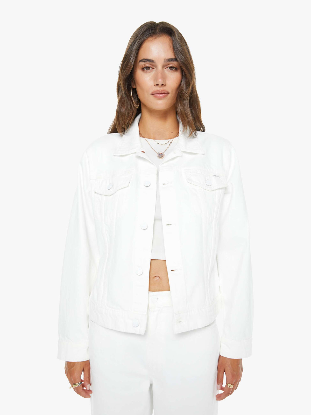 Mother Denim The Rabbit Hole Ankle Picket Fence