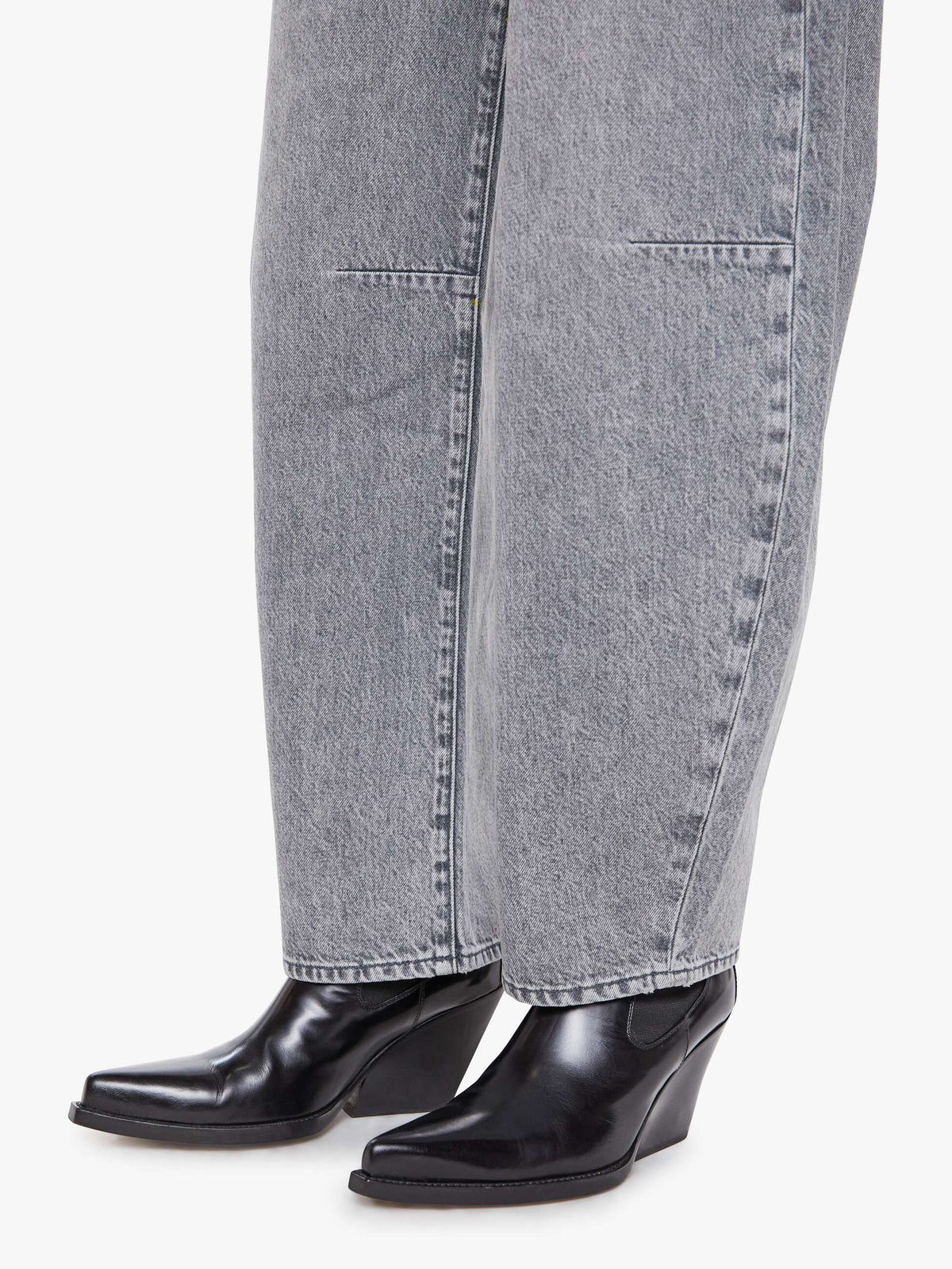 Mother Denim SNACKS! The Pony Keg Ankle Grey