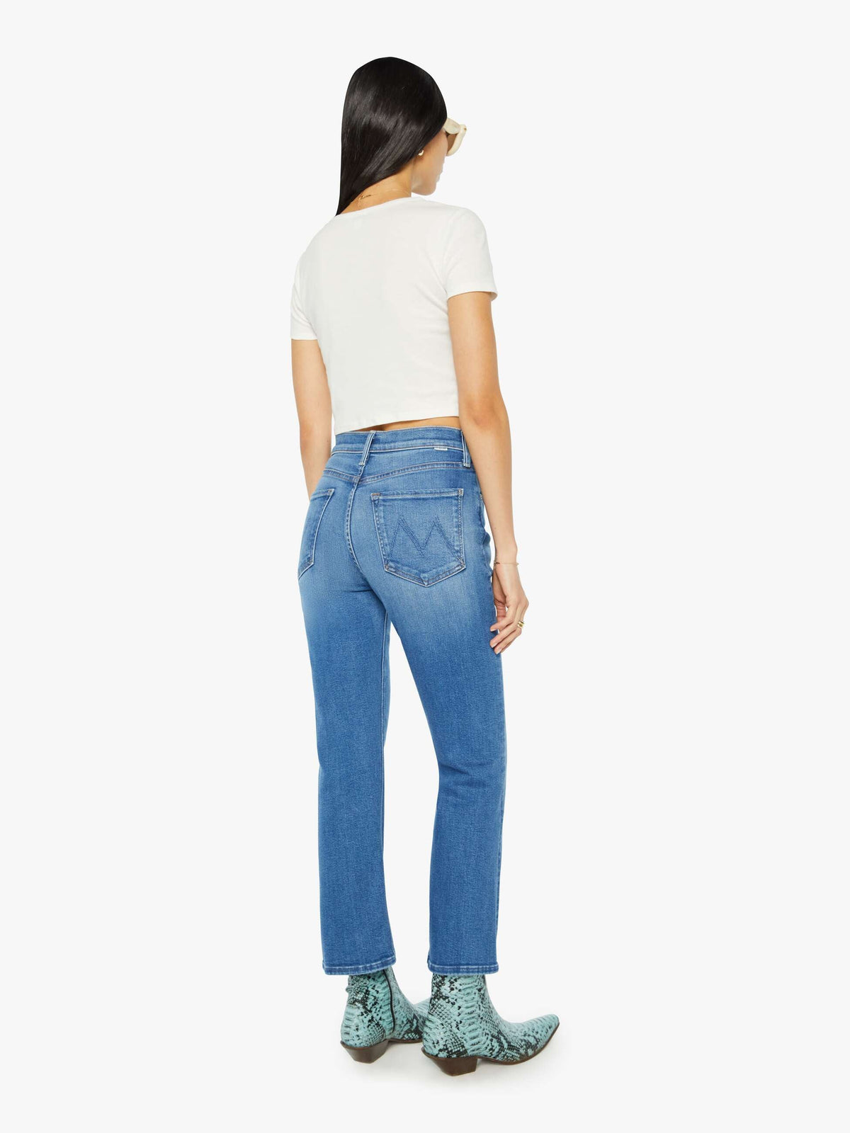 Mother Denim The Tripper Ankle Blue (Medium)