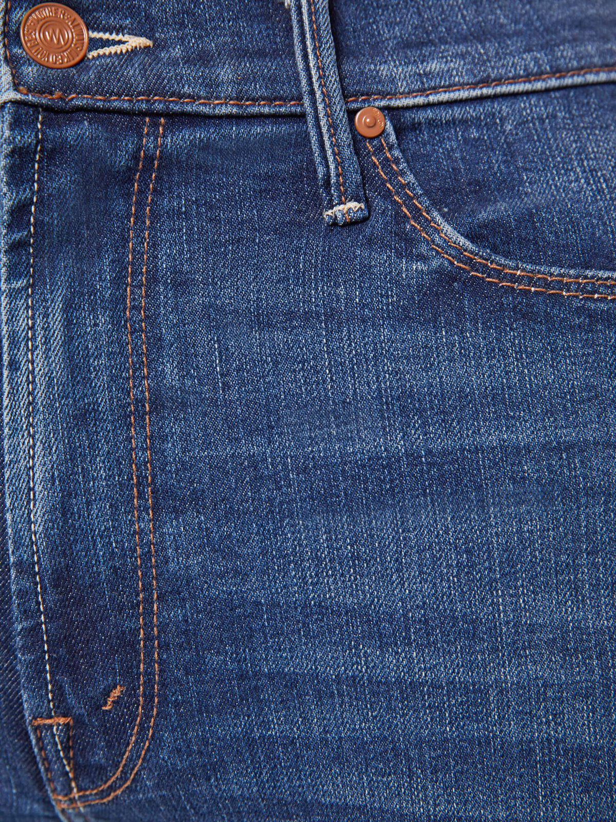 Mother Denim High Waisted Runaway Start Your Engines!
