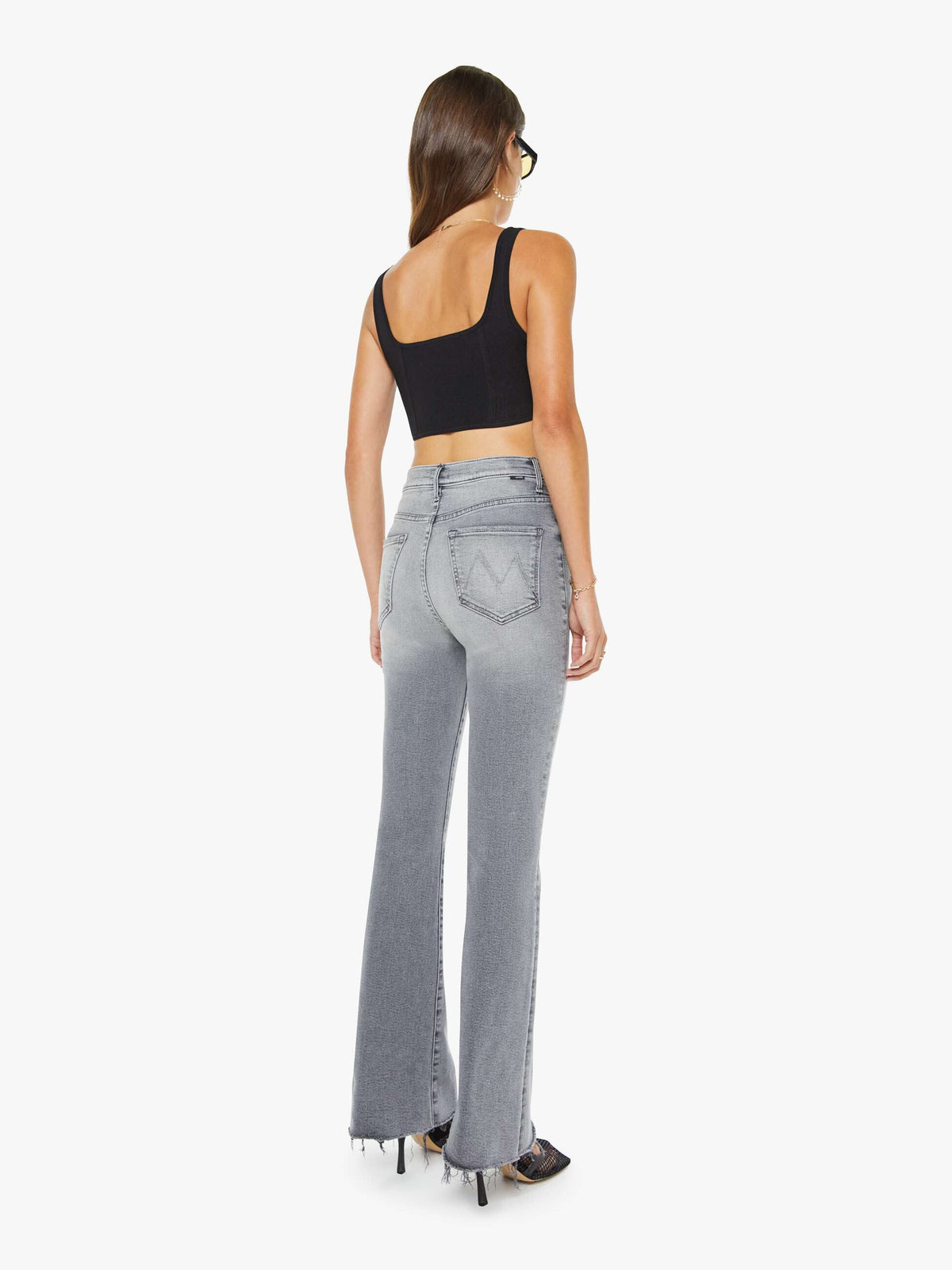 Mother Denim High Waisted Weekender Fray Catch Me Outside