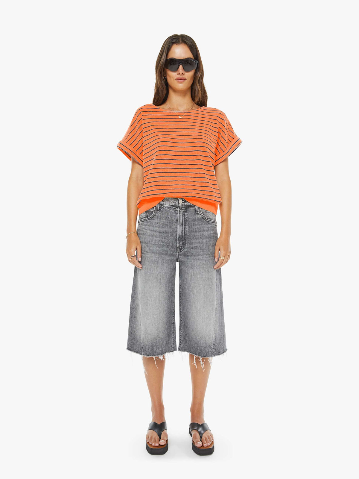 Mother Denim The Hustler Ankle Bait And Switch