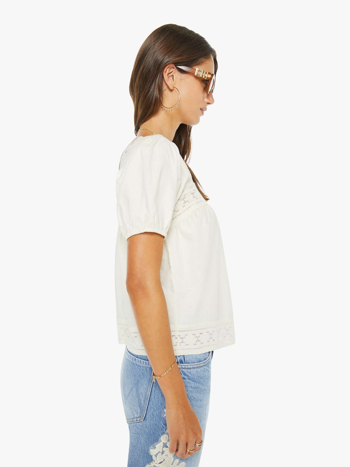 Mother Denim SNACKS! The Chomp Heel Wish Bone