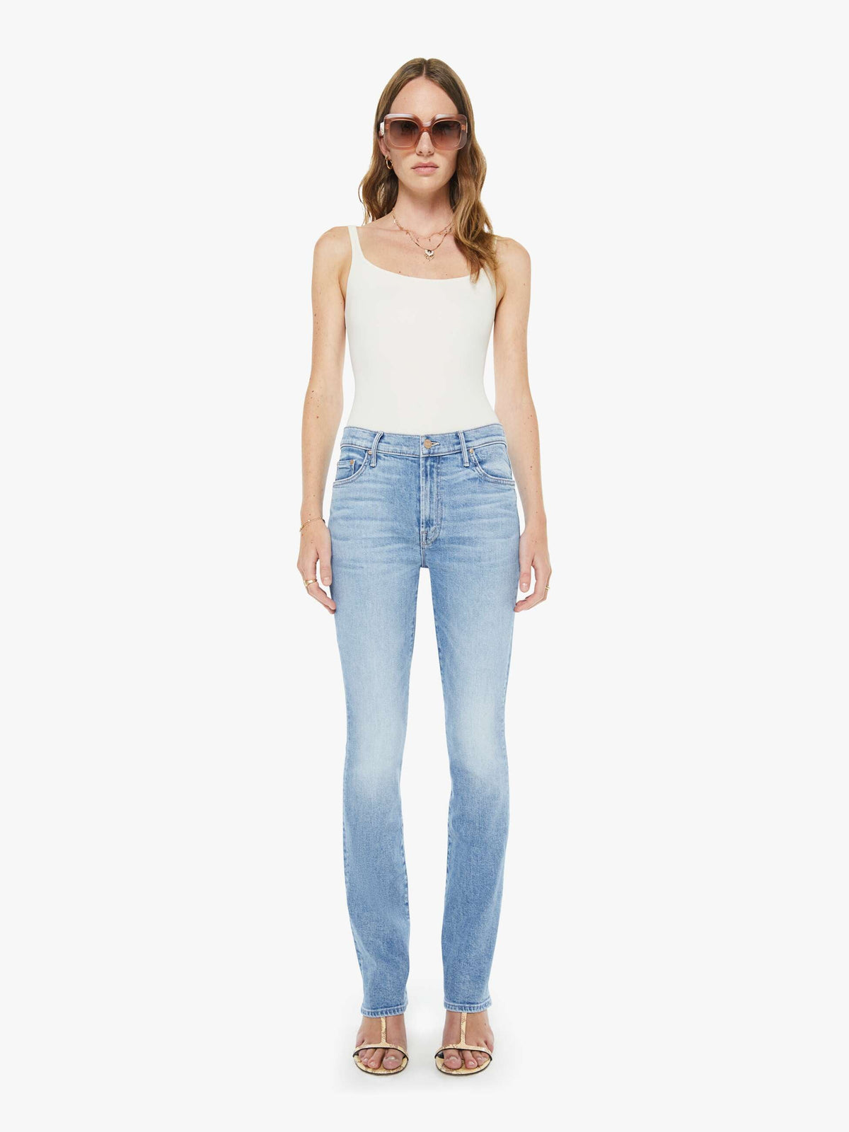 Mother Denim The Insider Skimp Blue (Light-Pastel)