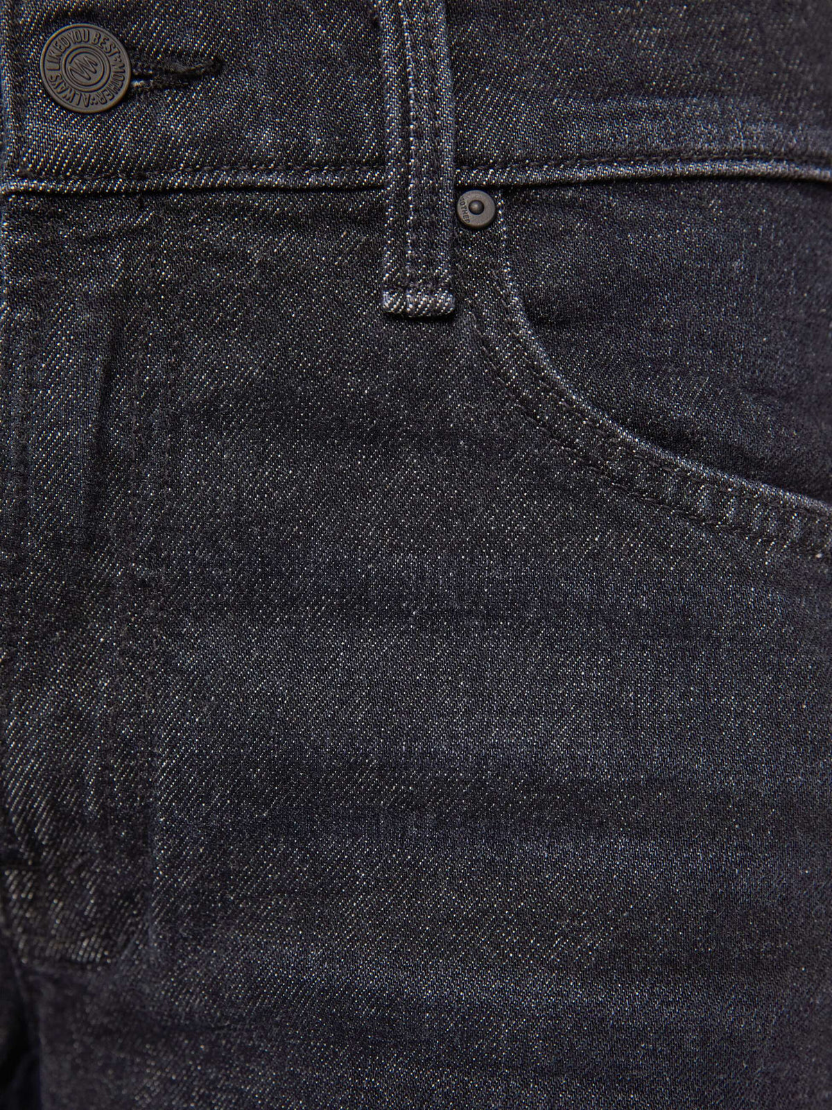 Mother Denim PETITES The Lil Reifler Black