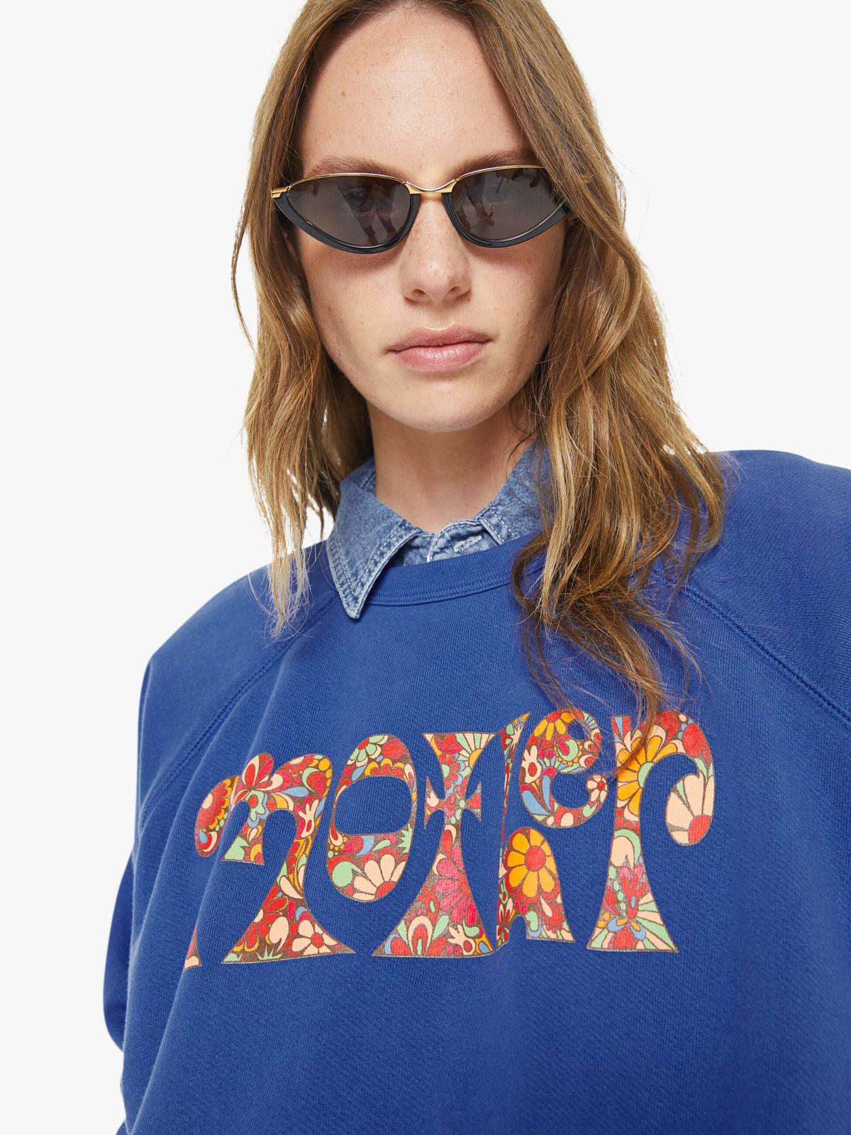Mother Denim The Mid Rise Lasso Heel Knick Knack Paddy Whack