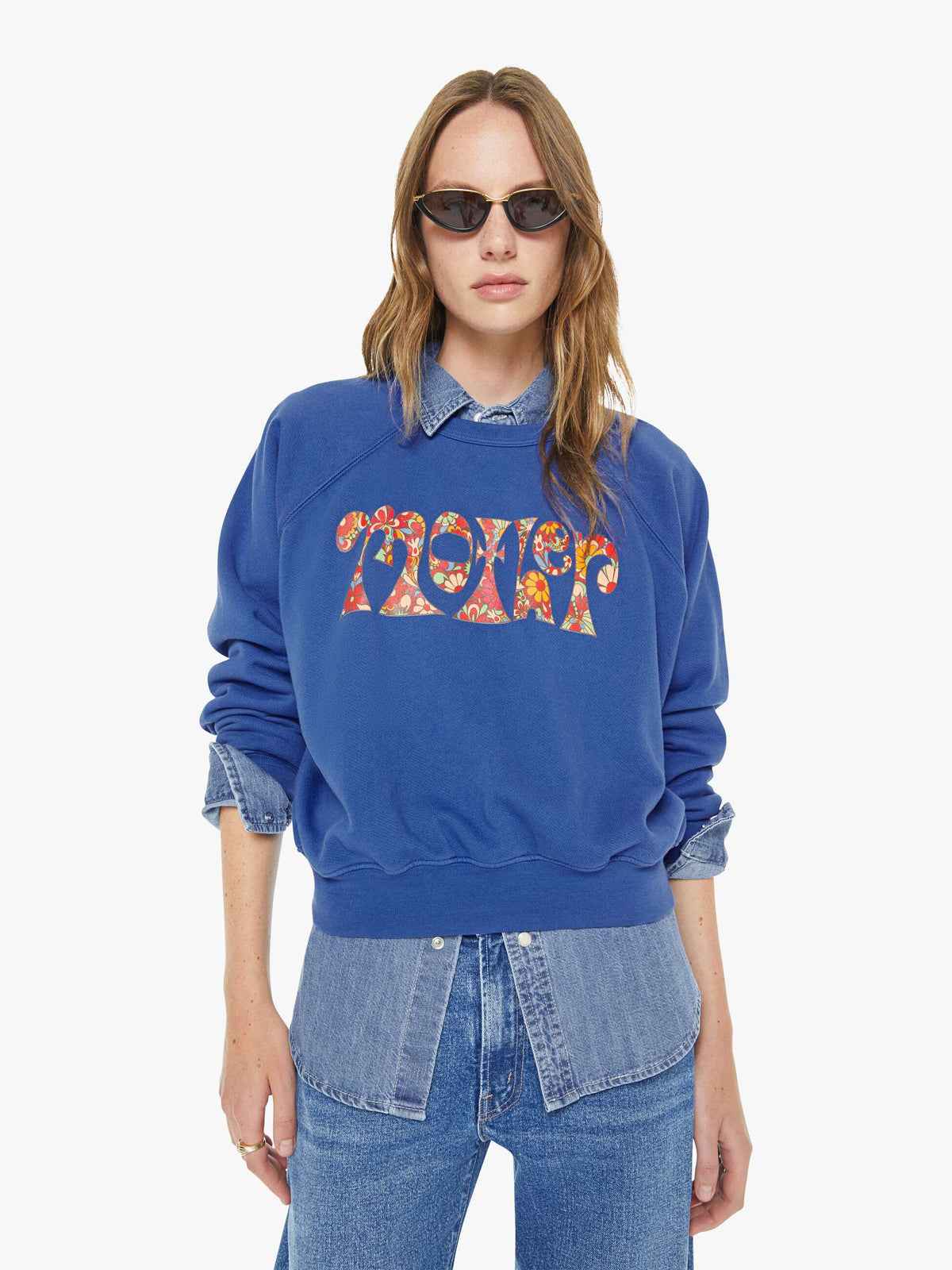 Mother Denim The Mid Rise Lasso Heel Knick Knack Paddy Whack