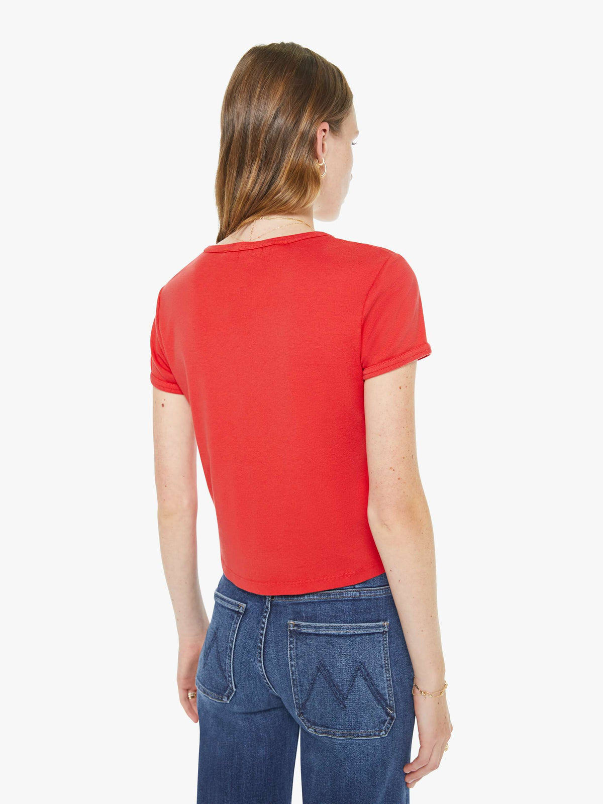 Mother Denim The Hustler Roller Patch Pocket Skimp One Last Shot