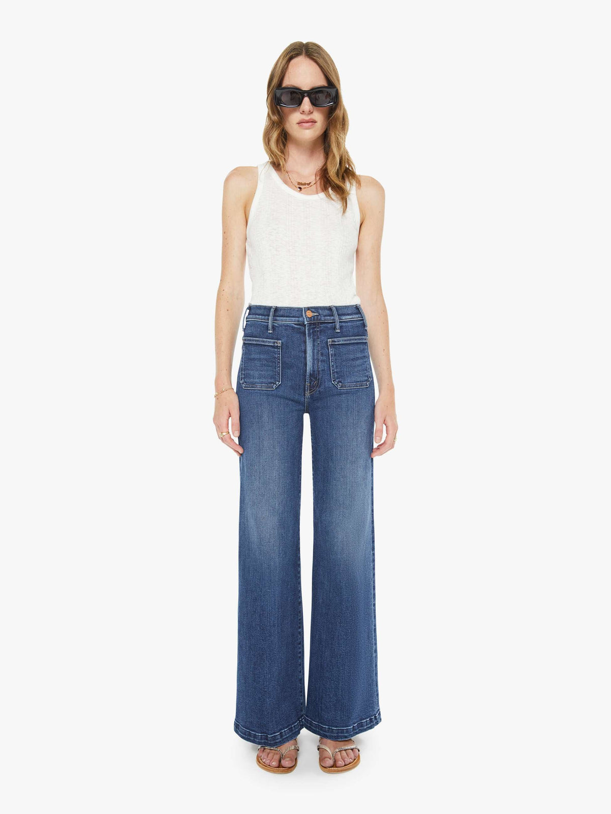 Mother Denim The Hustler Roller Patch Pocket Skimp One Last Shot