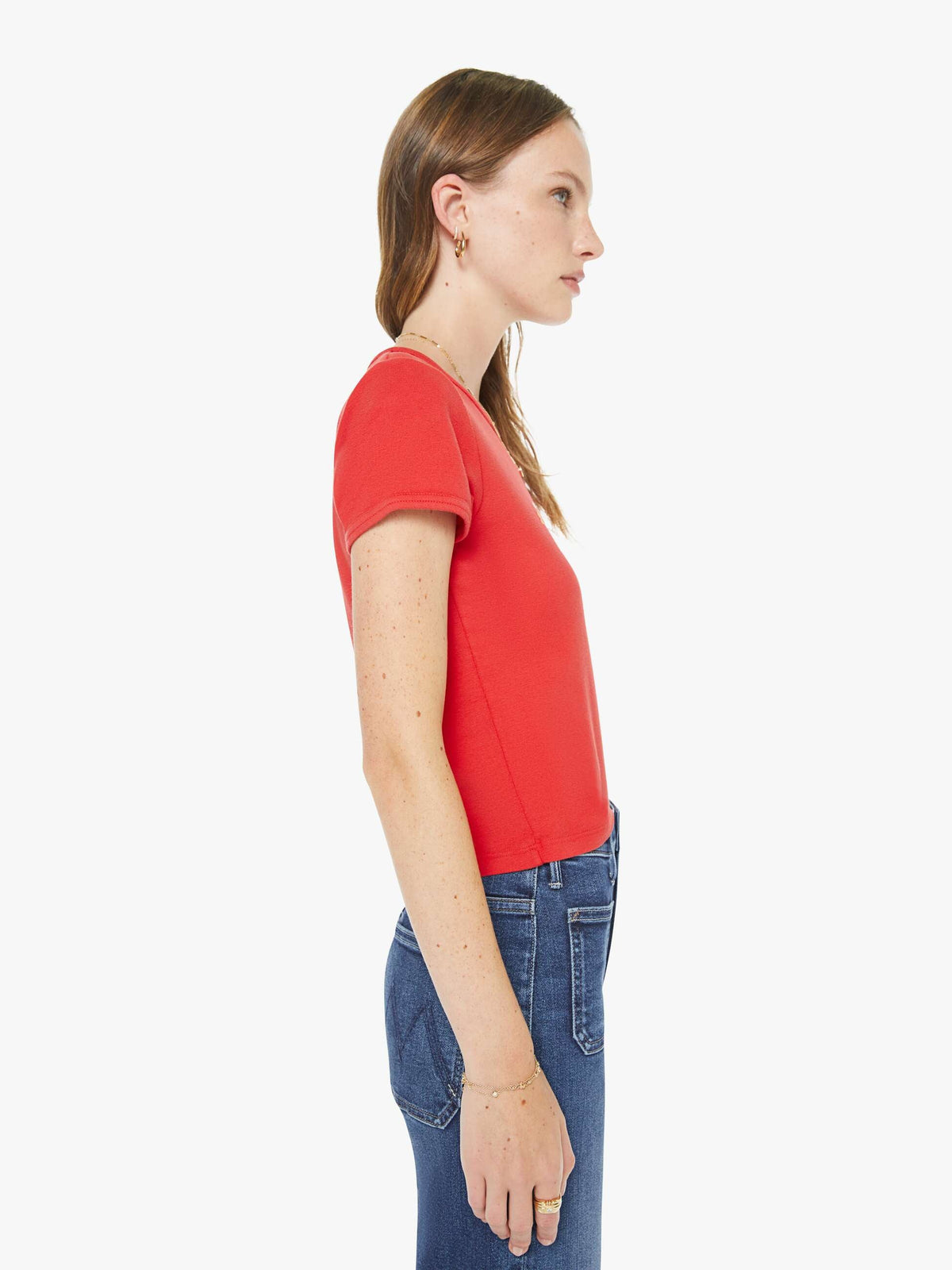 Mother Denim The Hustler Roller Patch Pocket Skimp One Last Shot