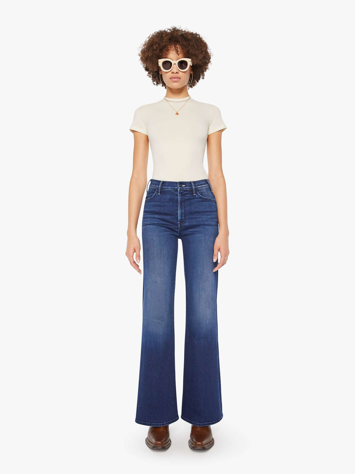Mother Denim The Hustler Roller Sneak Homecoming High