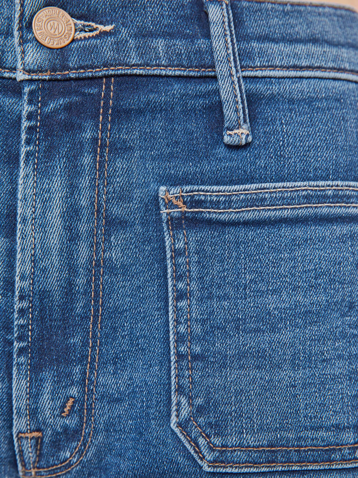 Mother Denim The Patch Pocket Mid Rise Maven Ankle Let\u0026#39;s Split