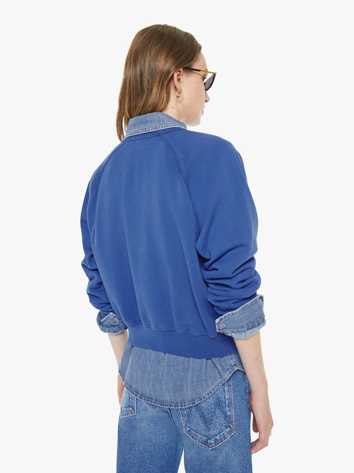 Mother Denim The Mid Rise Lasso Heel Knick Knack Paddy Whack