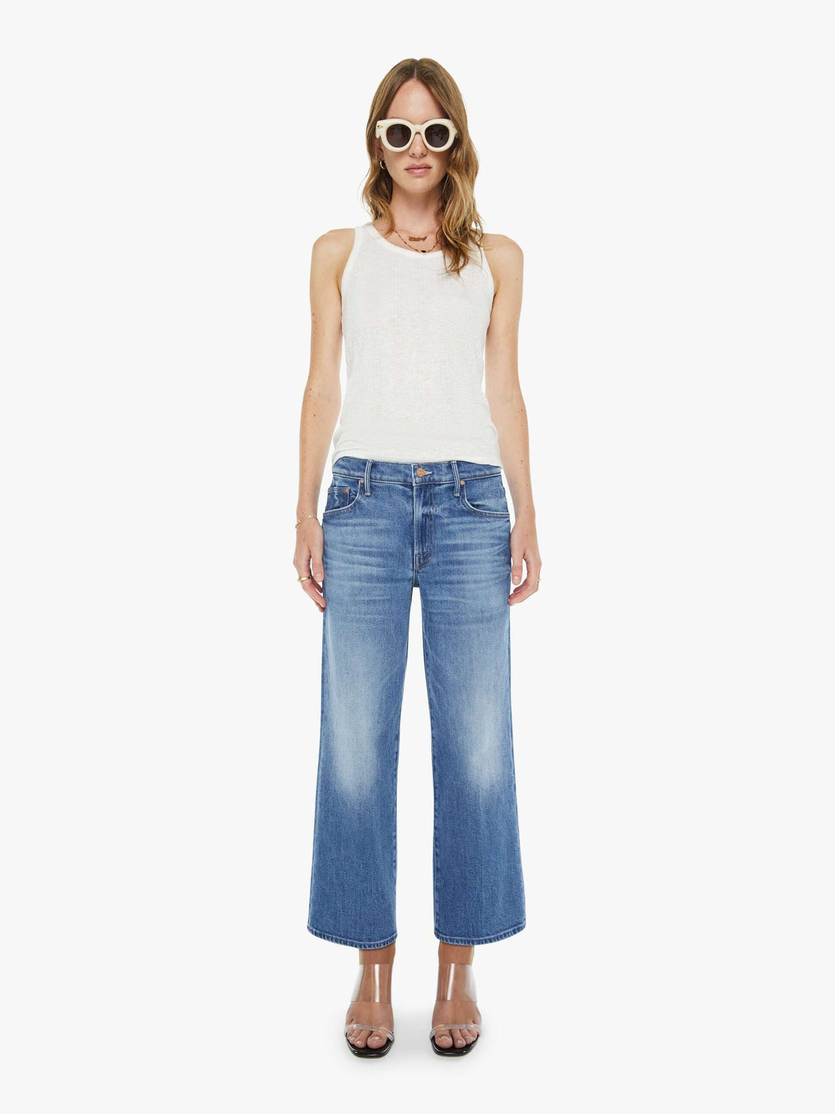 Mother Denim The Mid Rise Maven Ankle All Your Eggs In One Basket