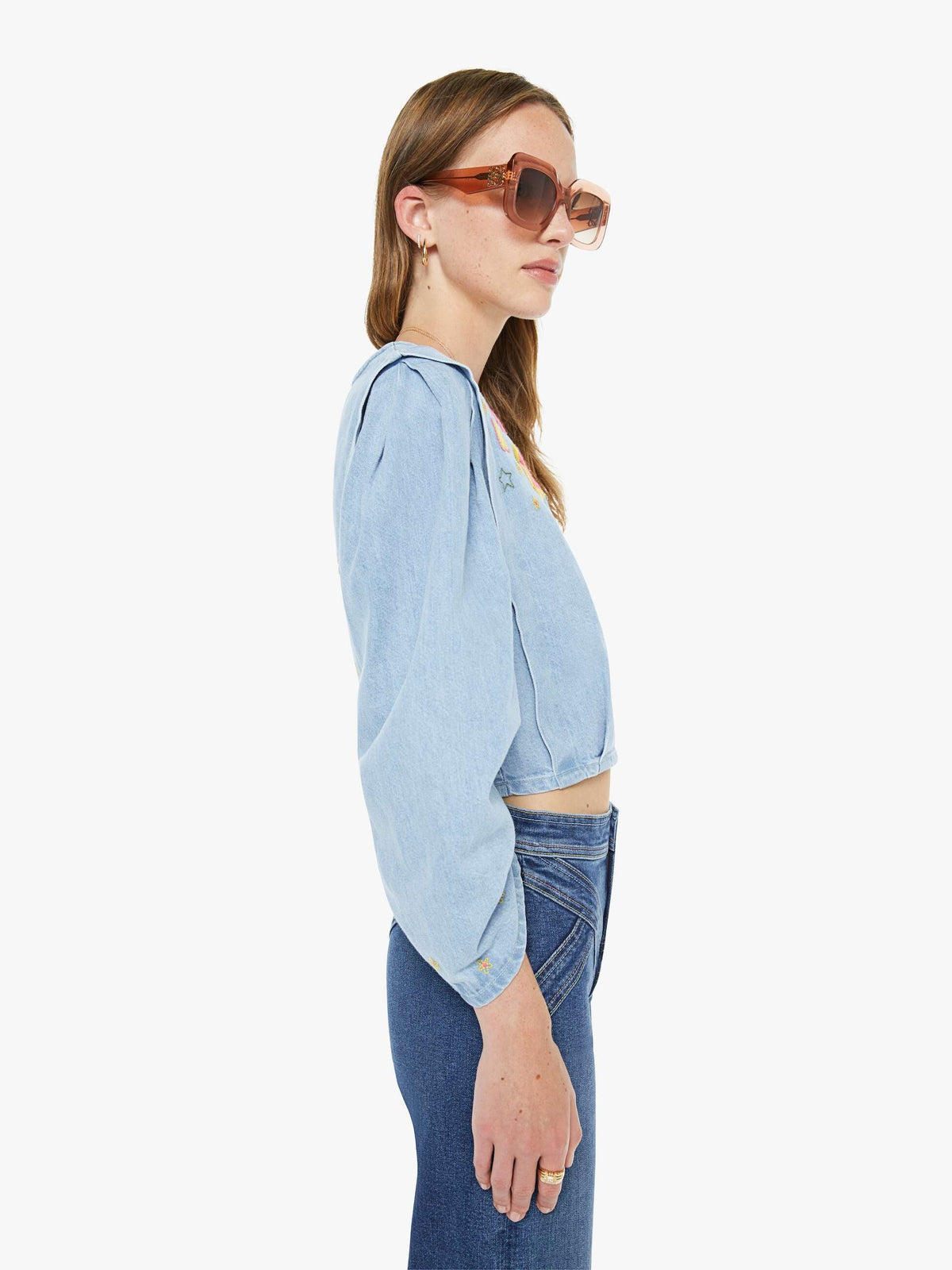 Mother Denim The Criss Cross Roller Heel Prized Possession