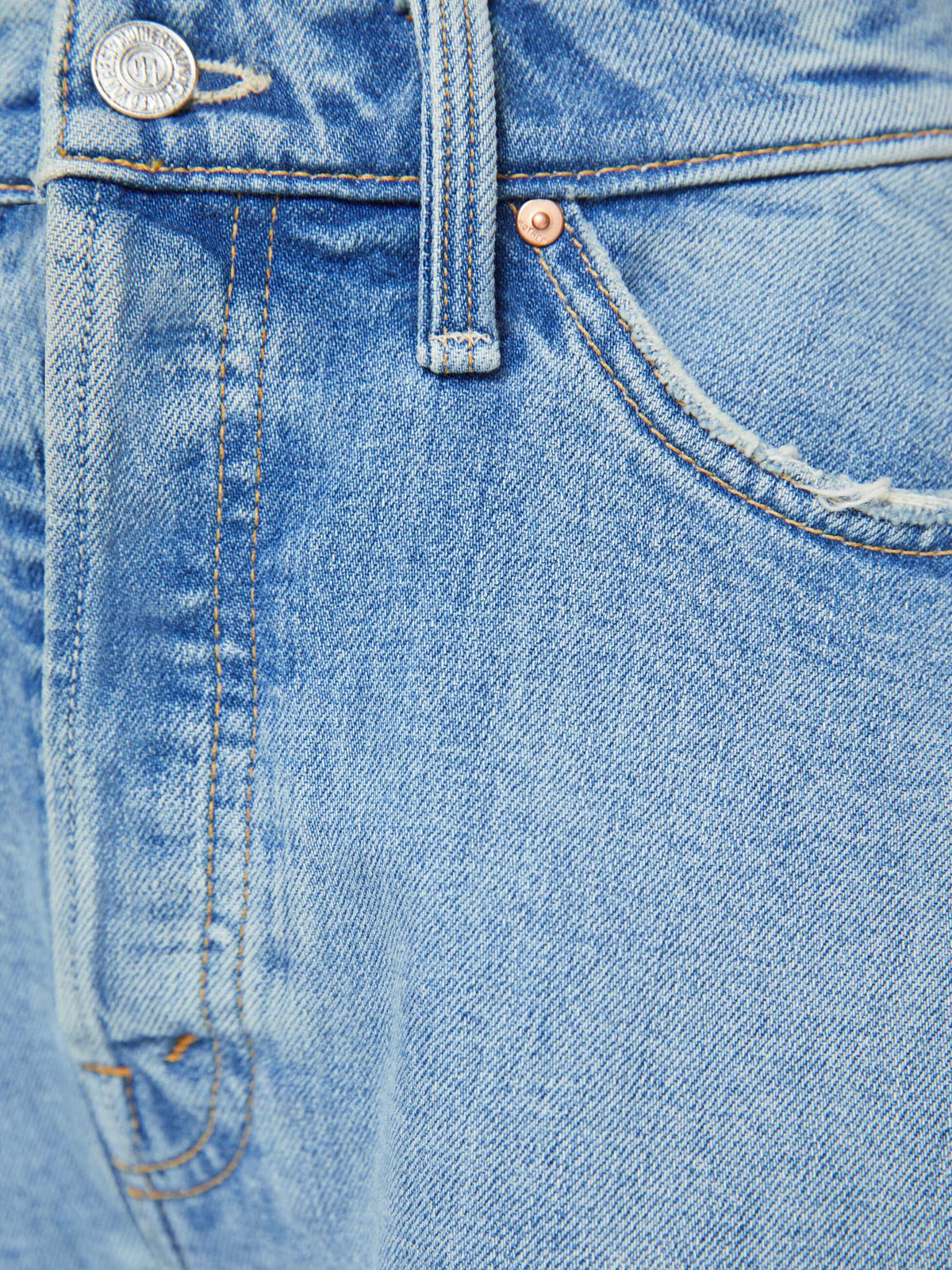Mother Denim The Flutter Short Fray I Confess