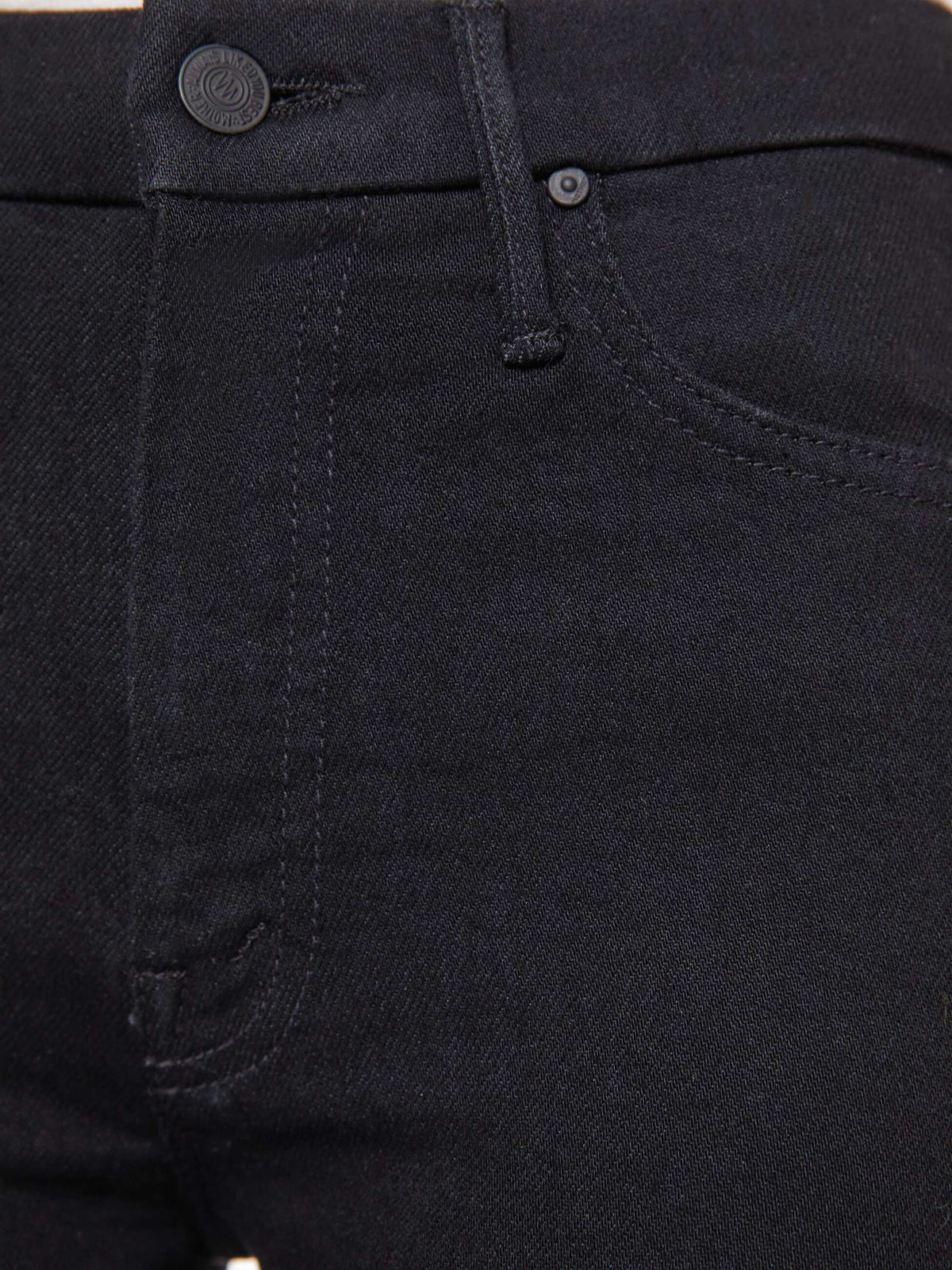 Mother Denim High Waisted Looker Black