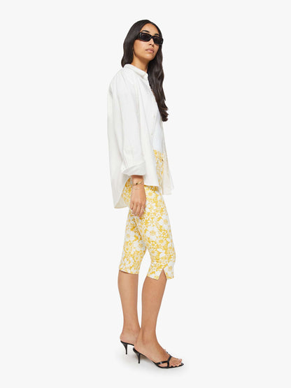 Mother Denim The Stunner Zip Bunny Snip Floral Notes