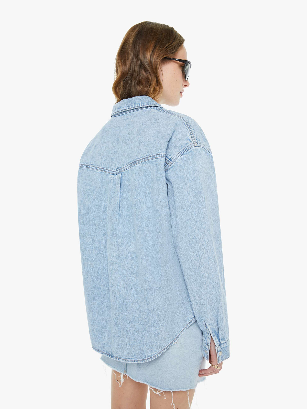 Mother Denim The Vagabond Mini Fray Bring The Cooler