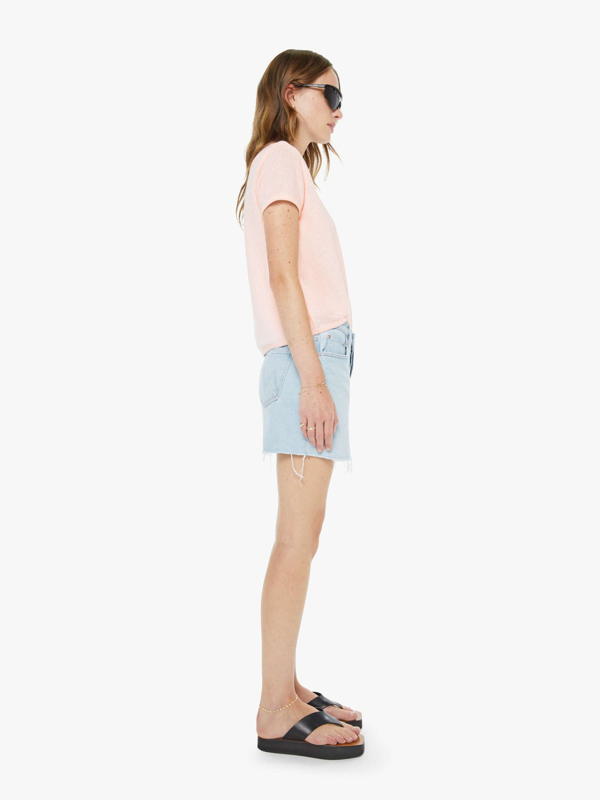 Mother Denim The Vagabond Mini Fray Bring The Cooler