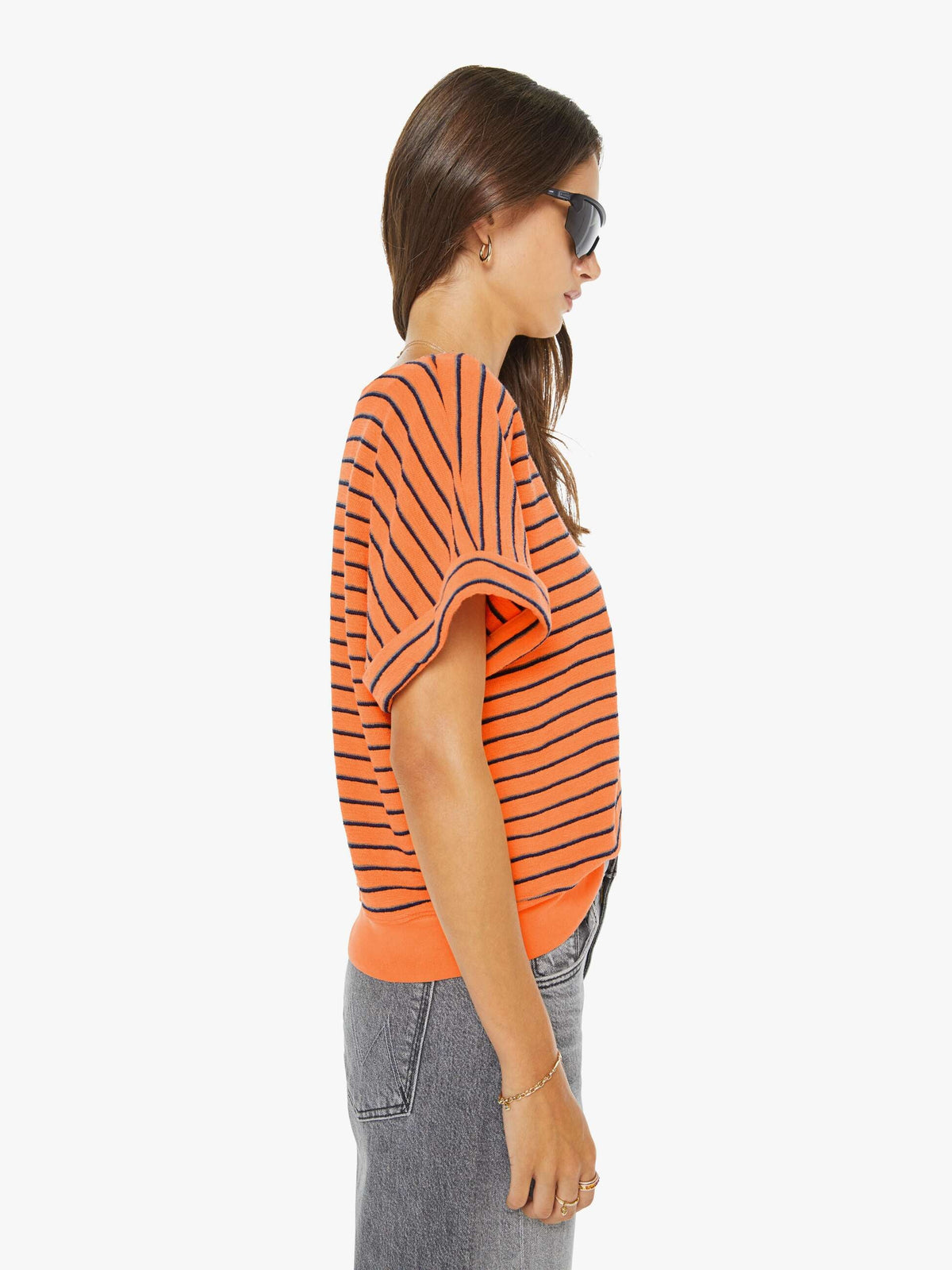 Mother Denim The Whole Lot Zip Twist Fray Bait And Switch
