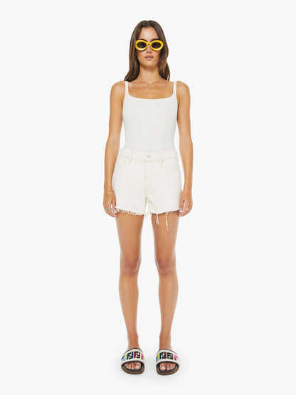 Mother Denim The Dodger Short Fray Natural Selection