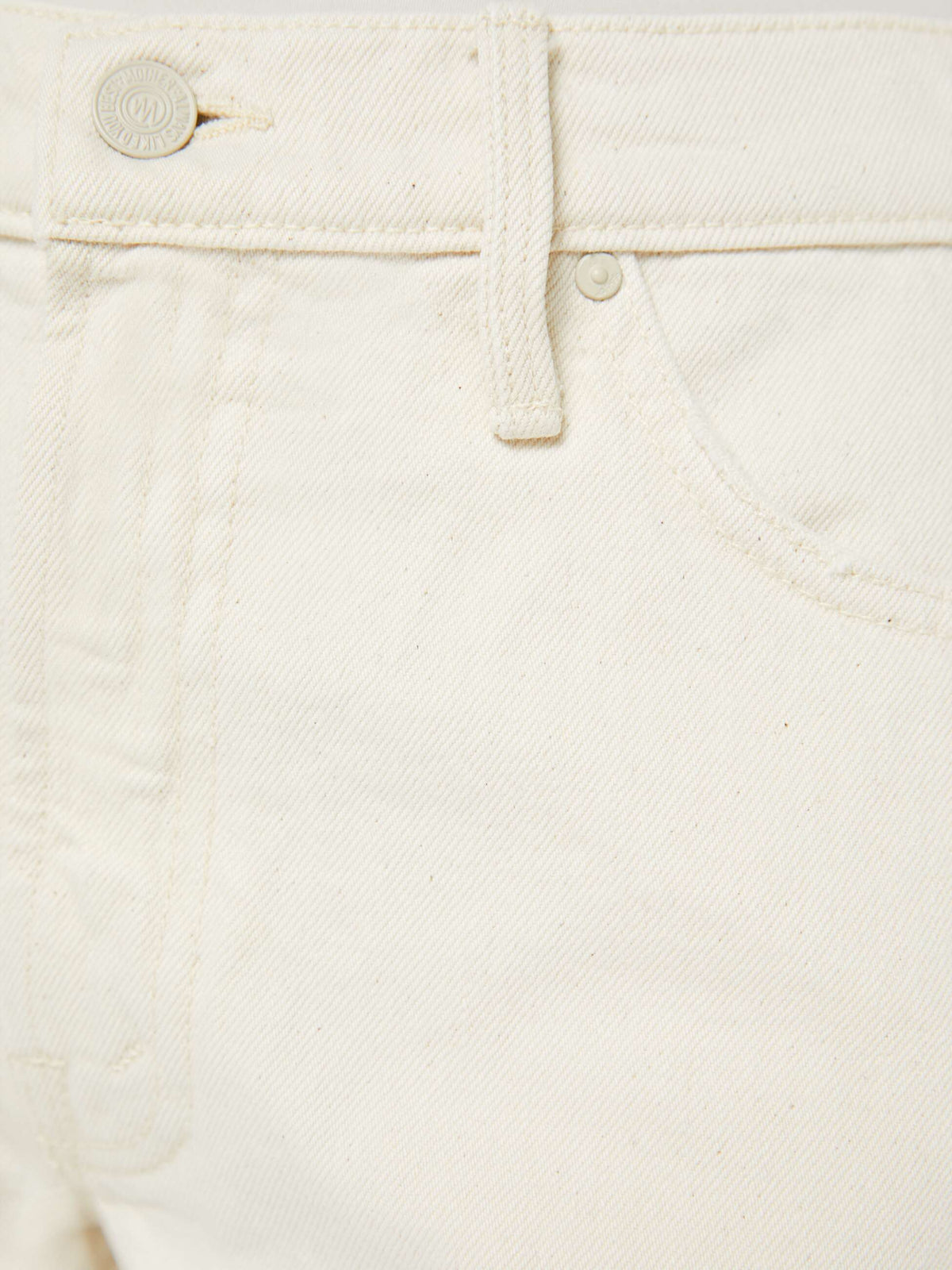 Mother Denim The Dodger Short Fray Natural Selection