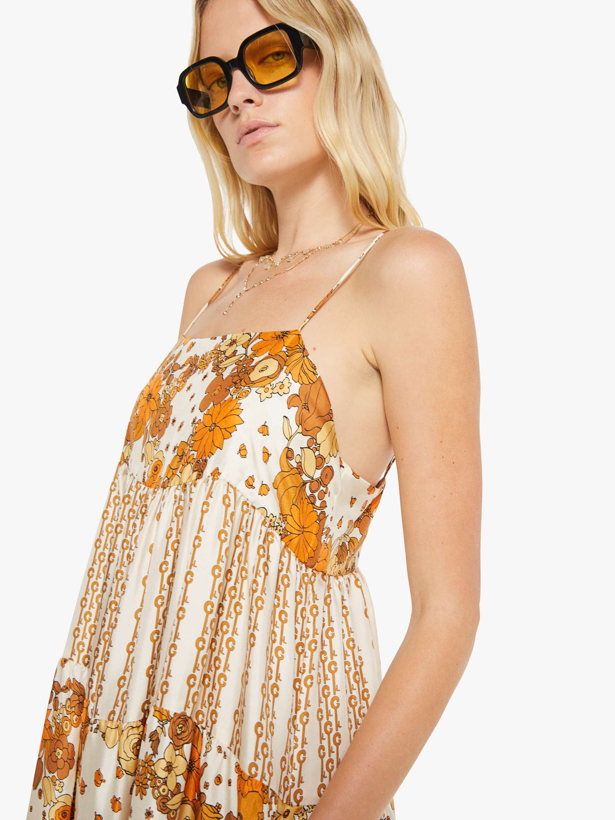 Mother Denim La Prestic Ouiston Fidji Dress FLOWER POWER