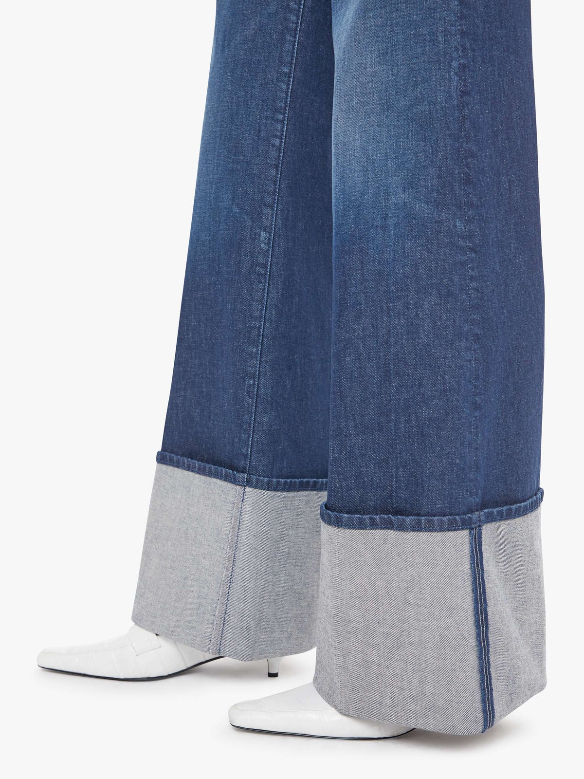Mother Denim MadeWorn Blondie Tee White (Natural)
