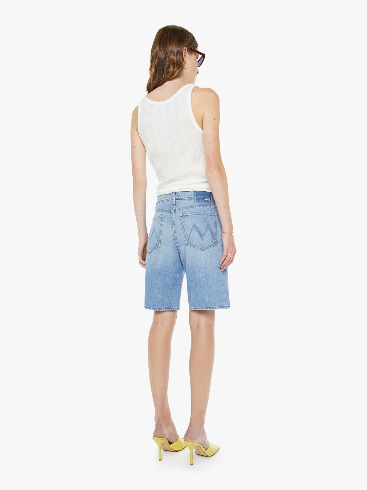 Mother Denim Natalie Martin Lisa Top ATHENA EMBROIDERY SALT