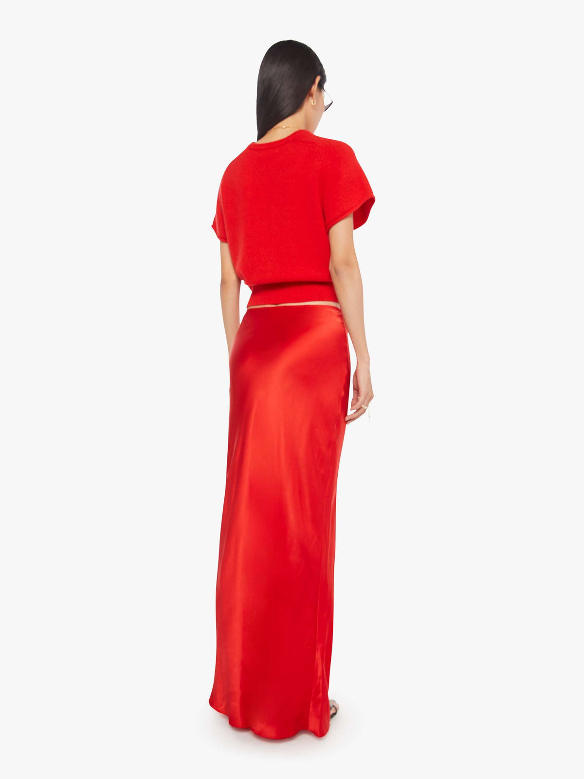 Mother Denim SABLYN Grace Skirt SCARLET