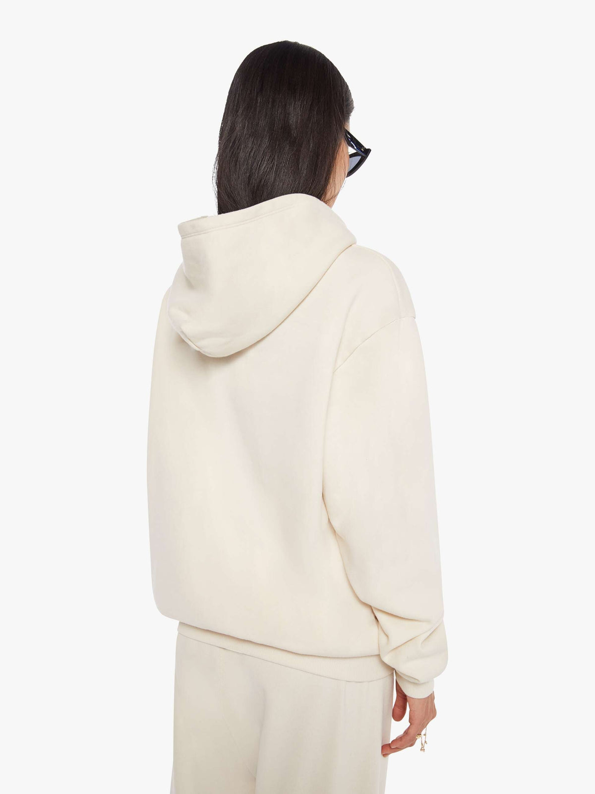 Mother Denim SPRWMN Heart Hoodie Natural