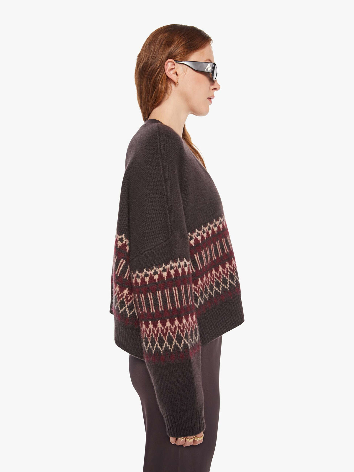 Mother Denim SABLYN Elliot B Cardigan OAK TREE MULTI
