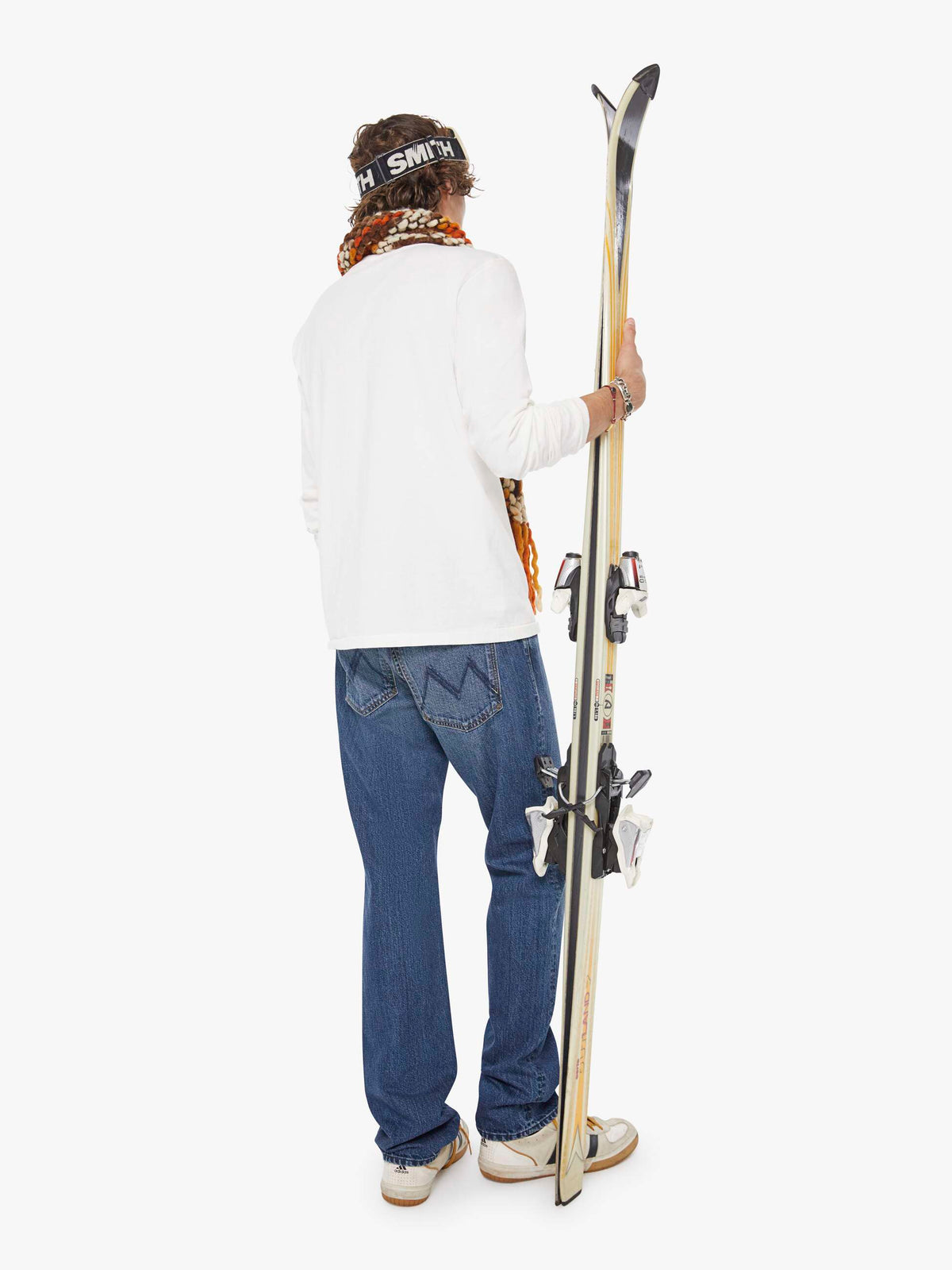 Mother Denim THE MEGA NEAT FIRST ROUND ON ME Blue (Medium)