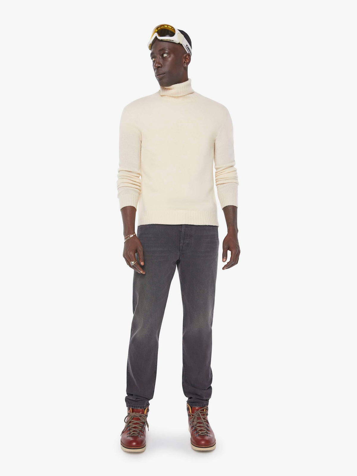 Mother Denim The Mega Neat Black