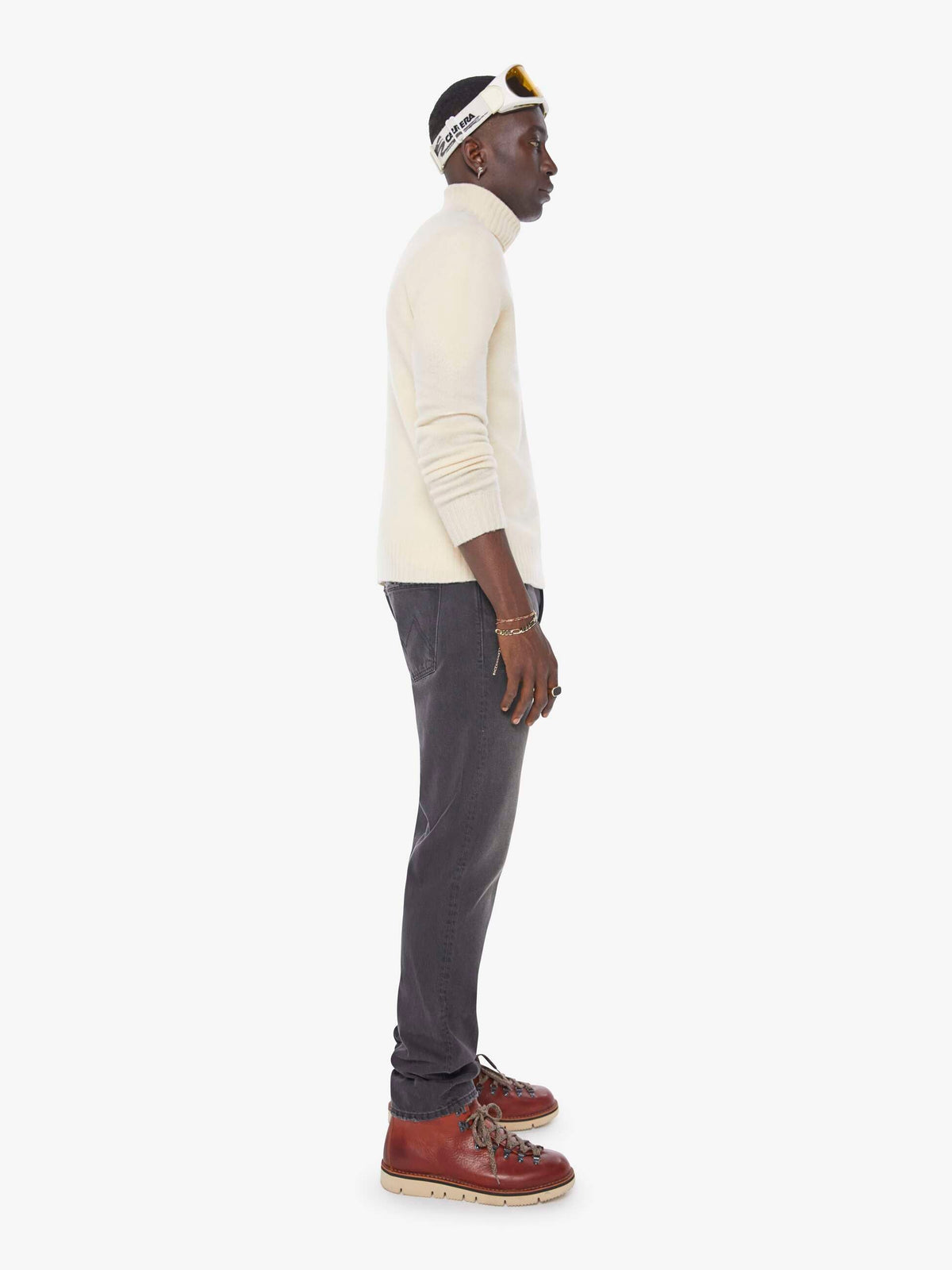 Mother Denim The Mega Neat Black